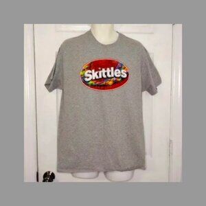 Skittles Men's Tasty Colors Candy T-Shirt Size Large